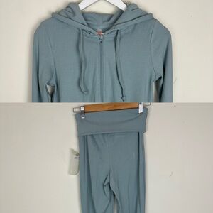 NWT Mono B Matching Set Hoodie and Flare Pants